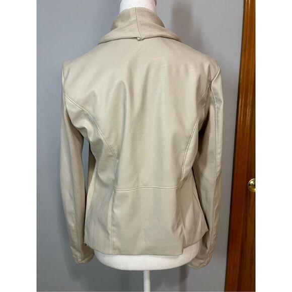 BLANK NYC shark hem vegan leather zip‎ jacket size M BIN R - Picture 5 of 13